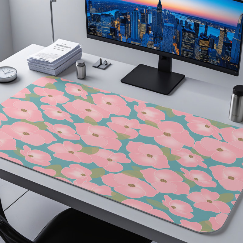 Polyester Desk Pad, 31.5x15.5