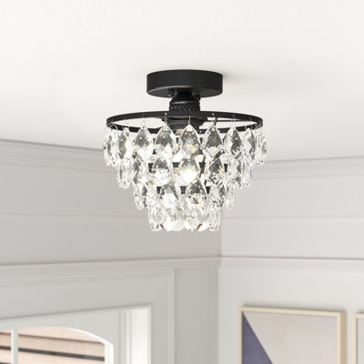 Aerolynn Crystal Flush Mount