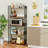 2 Pcs 5 Tier Bookshelf 62" Tall Bookcase With Tiltable Shelves Display Storage Rack-880561410