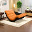 Chaise berçante moderne en bois massif rembourré-101193598