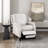 Push Back Reclining Chair Transitional Style Off-White Self-Reclining Motion Chair Cushion Seat Modern Style Living Room Furniture