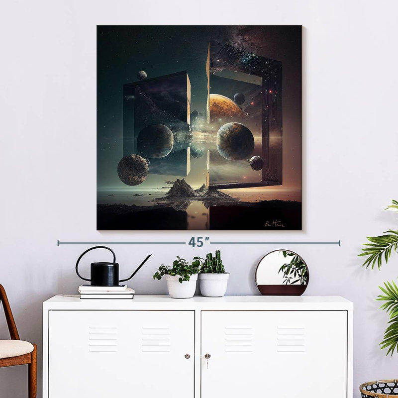 Kelan Multiverses, 33" H x 33" W