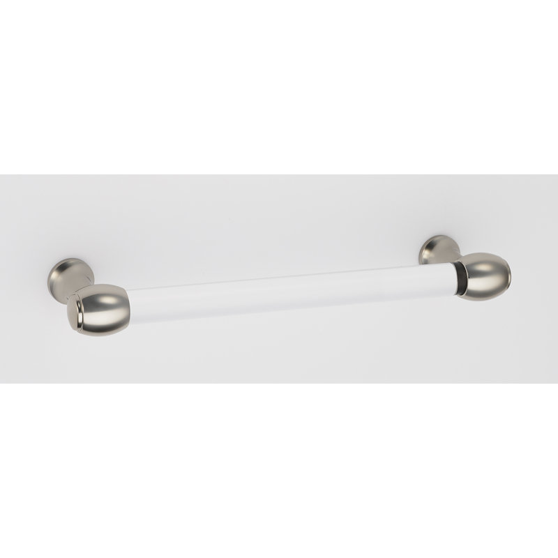 Poignée barre 8 po Royale, 3.5", Nickel poli