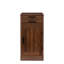 Armoire de bar à vin brun modulaire en noyer avec huche, armoire en bois pour le rangement de la salle à manger et le bar à la maison-153354916