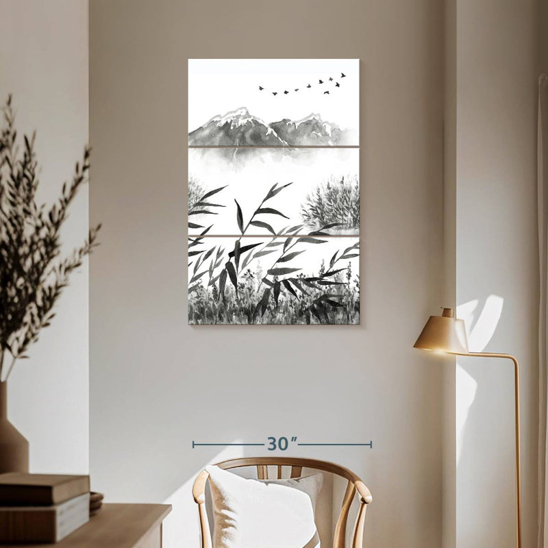Paysage Harnek, H 57 po x l 36 po
