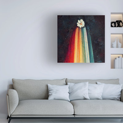 Ben Heine Sending You A Flower From Space Canvas Art