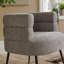 Chamelle Wide Upholstered Barrel Chair-1430106649