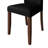 Brown Wooden Dining Chair With Velvet Cover-2011609376