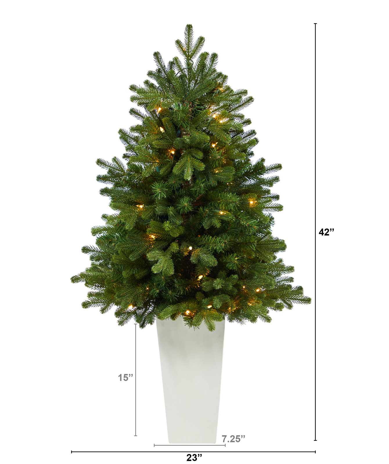 Washington Easy Set-Up 42' Lighted Christmas Tree