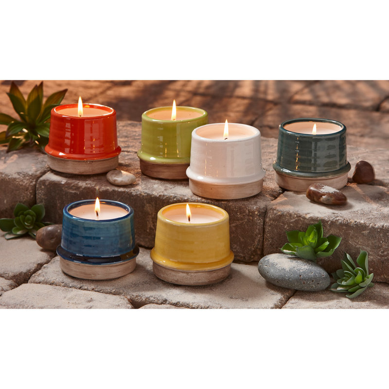Petit pot à fleurs Radius, H 3,1 po x l 3,25 po x P 3,25 po, Tangerine