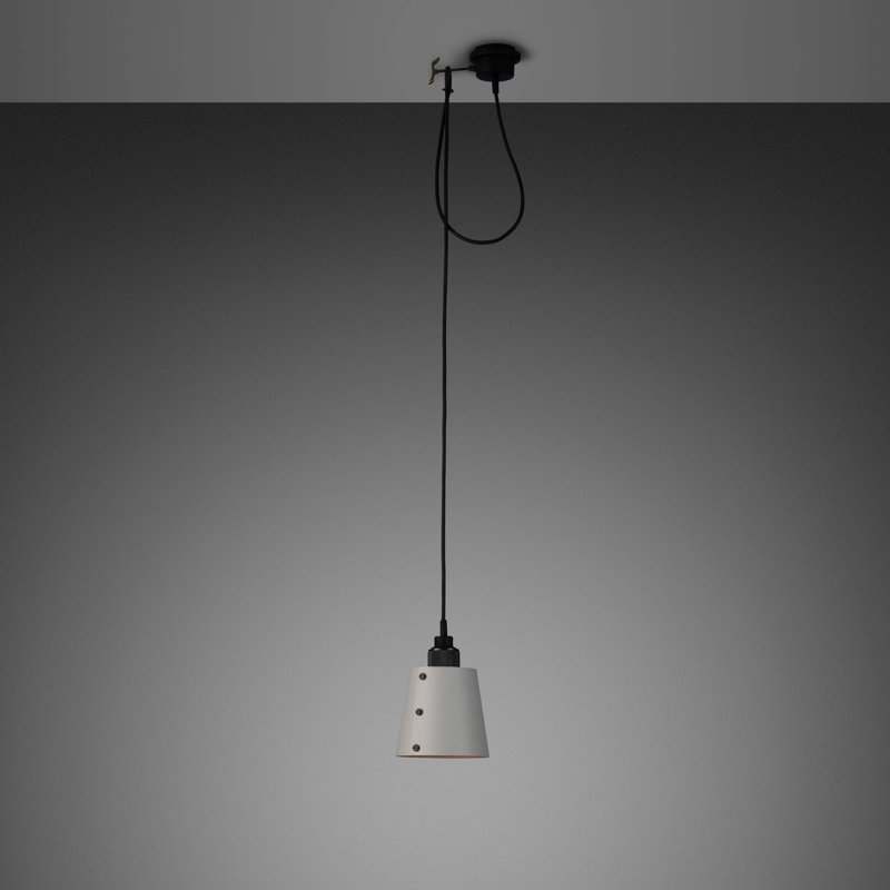 Cross Knurl 1 - Light Pendant, Stone, Bronze