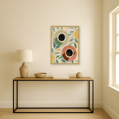 «Coffee Time No. 05» par Treechild, reproduction d'art sur toile encadrée