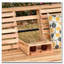 Balancelle d'extérieur 3 places en bois