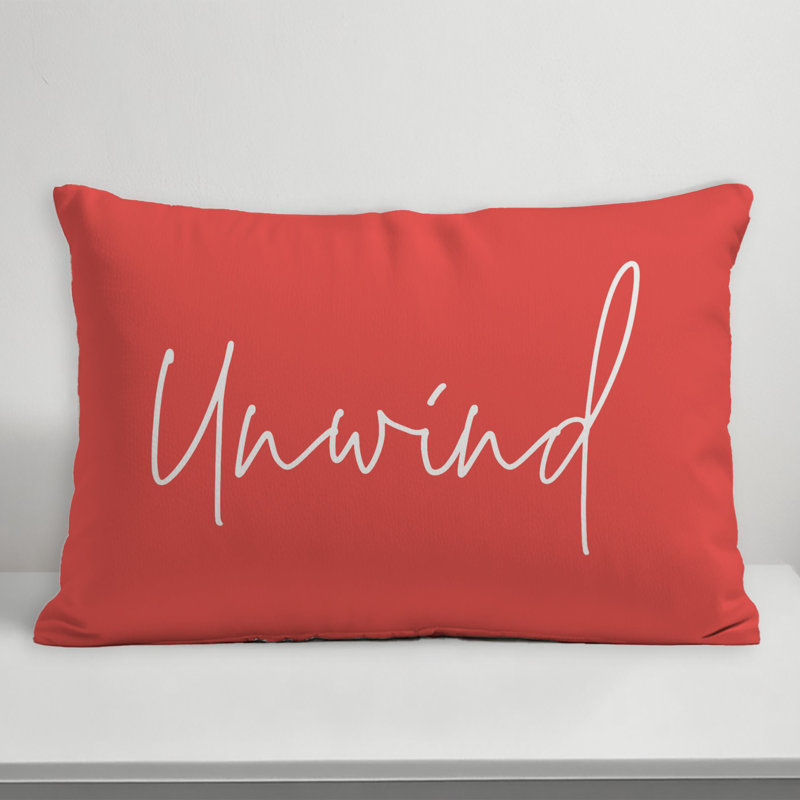 Outdoor Reversible Throw Pillow, Coral