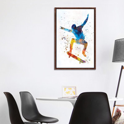 Skateboarder I 1 Piece Painting on Canvas