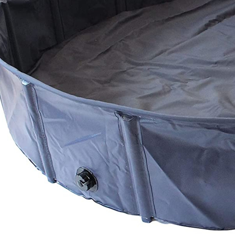 12'' H x 63'' W x 63'' D Plastic Foldable Dog Pool