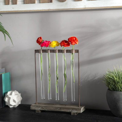 Vase de table suspendue en métal Wautoma