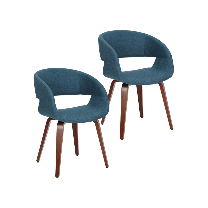 Chaise de salle à manger Blythers, Bleu