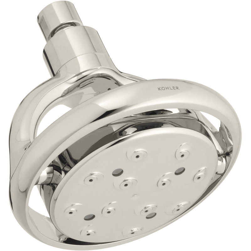 Flipside Full Fixed Shower Head, Vibrant Polished Nickel