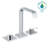 Allure Widespread Bathroom Faucet with Drain Assembly