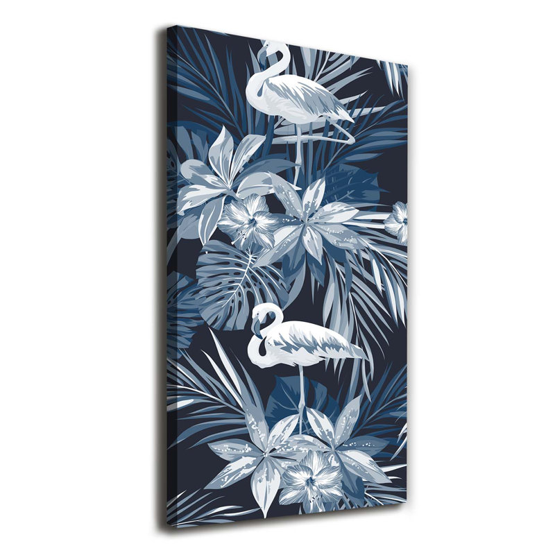 Cat Birds - Wrapped Canvas Print