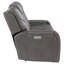 Wiley Triple-Power Leather Theatre Sofa