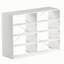 Armoire à 8 tiroirs, avec grands tiroirs en tissu, blanc
