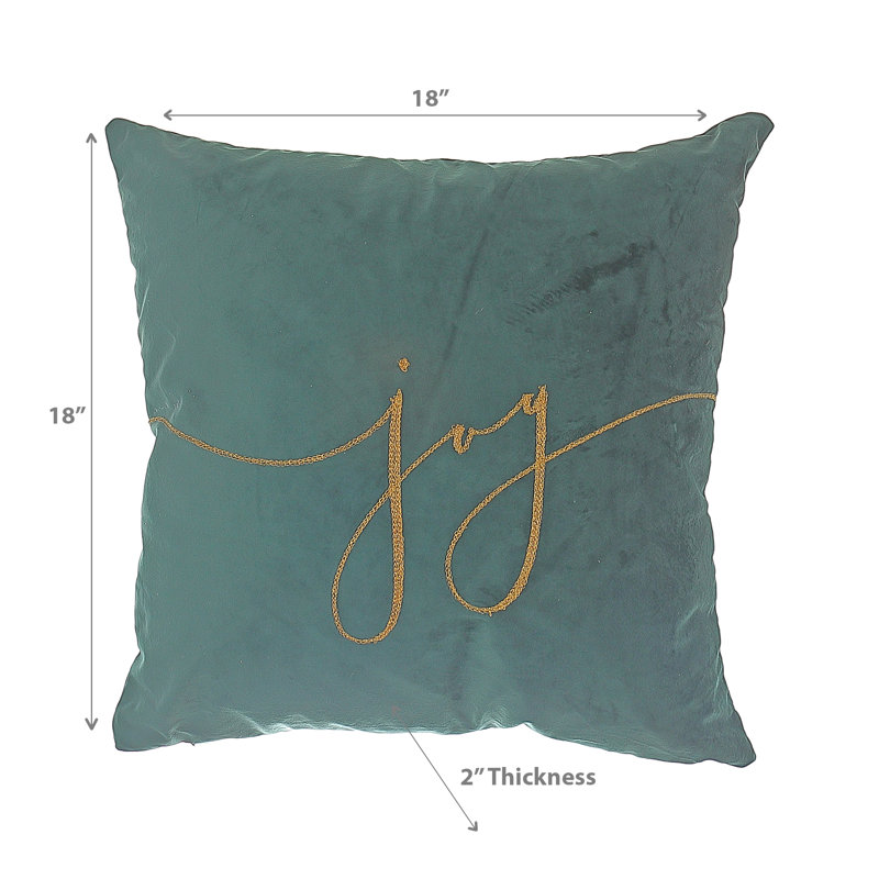 Coussin décoratif en velours