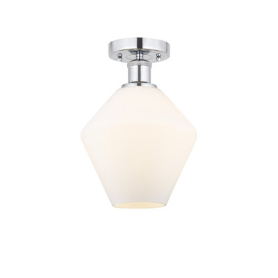 Amylea Glass Semi Flush Mount