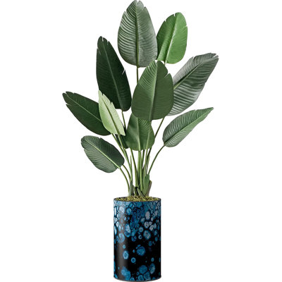 Faux Tree in Plastic Planter