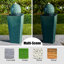 Fontaine surdimensionnée en céramique avec piédestal Ferrigno-586809003