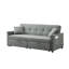 Canapé-lit moderne convertible de 83,47 pouces en tissu 3 1, pour salon, appartement, bureau