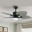  Ventilateurs de plafond en feuille de palmier de 44 pouces avec lumières et télécommande-2037080329