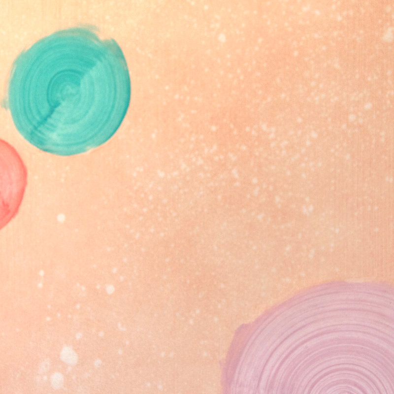 Ta Metéora Wallpaper, 26" W x 108" L, Peachy Pink
