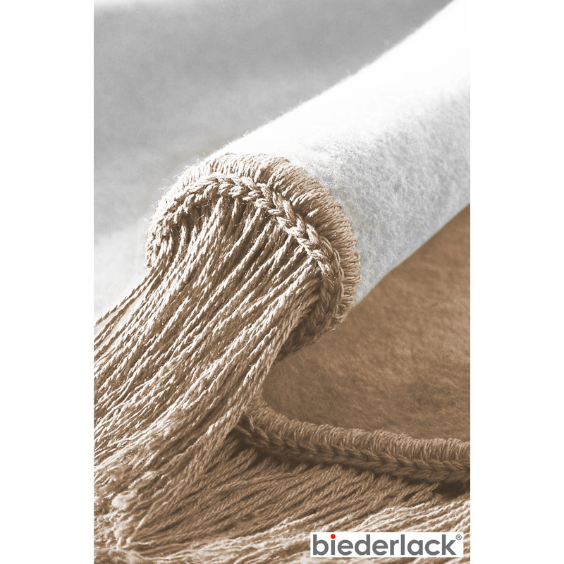 Orion Blanket with Fringe, Silver