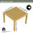 Two-Piece PP Furniture set, 1 Chair & 1 Coffee Table, Indoor/Outdoor Use-243191829