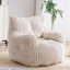 Fauteuil à billes en velours côtelé doux et moelleux rempli d'éponge à mémoire de forme-1413997845