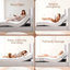 Base de lit réglable ergonomique grand format 4,0, base de lit réglable avec inclinaison de la tête et des pieds, base électrique avec télécommande sans fil, masseur