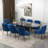 Dinnington Velvet Upholstered Side Chair With Black Legs-811335366