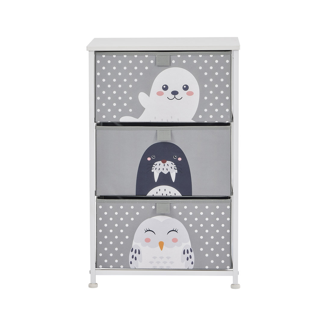 Arctic 3 Drawer Storage Chest