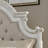 Colchester King Upholstered Panel Headboard - Antique White-1409521943-1401078530