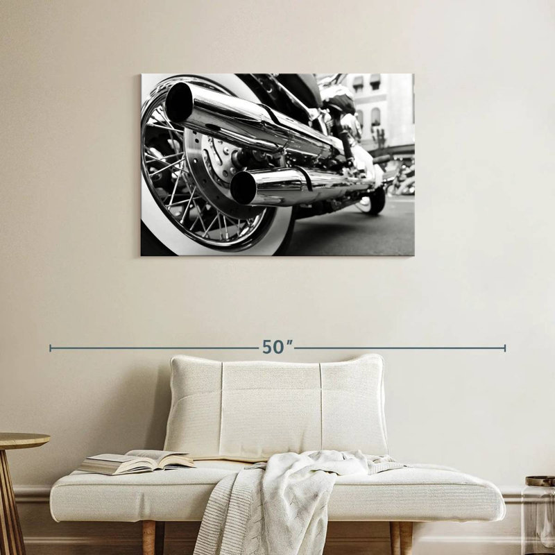 Mehar Motorcycle Exhaust Pipes, 24" H x 36" W