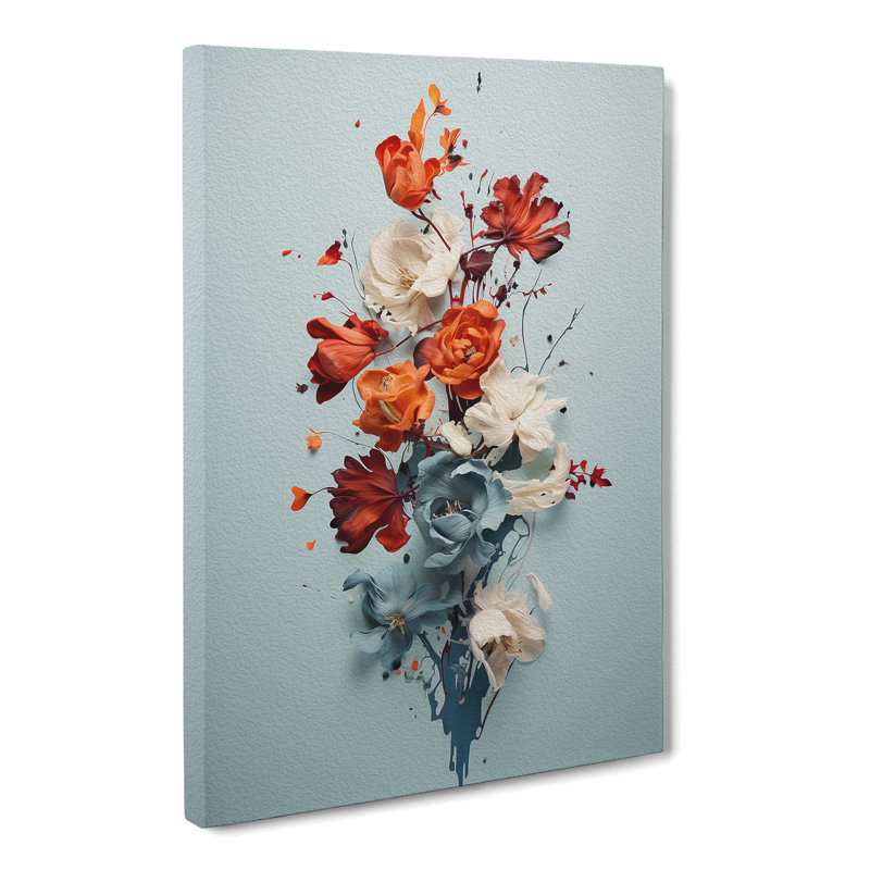 Floral Minimalism No.2 - Print, 60cm H x 40cm W x 3cm D