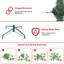 Arbre de Noël artificiel enneigé - Arbre à crayons classique avec 469 branches et support en métal-736447425