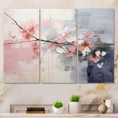 " Collage Whispers " 3 - Pieces