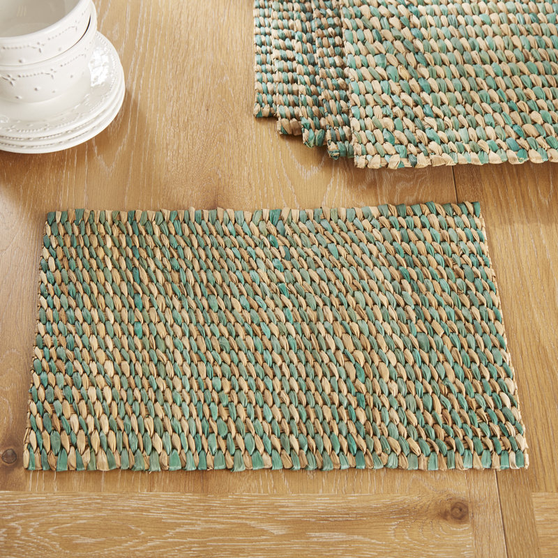 Alyssa 4 Piece Placemat Set, Dash Fern