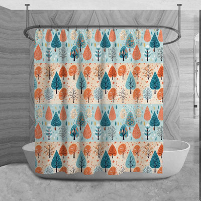 Marouan Floral Shower Curtain