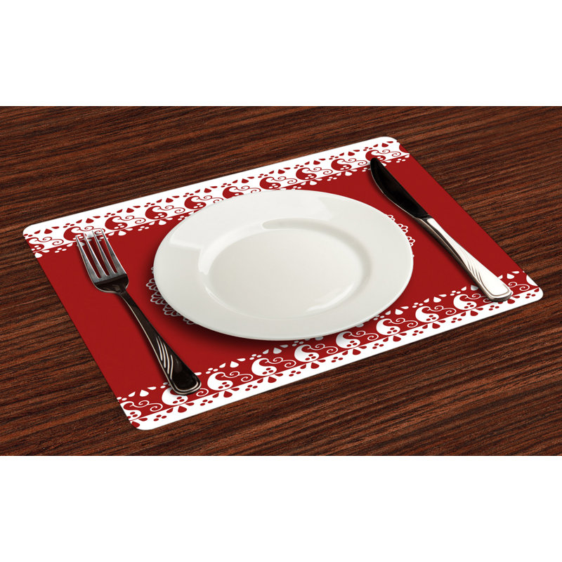 Polyester Abstract Rectangle Placemat
