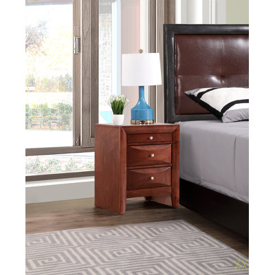 Sleek Nightstand With Storage