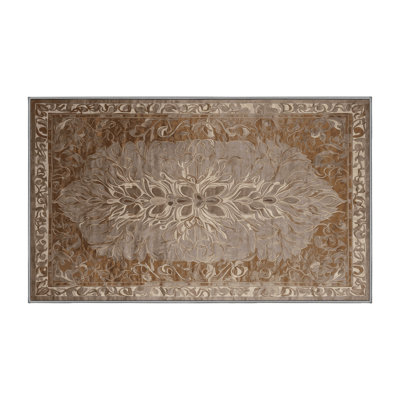 Silky Soft Plush Gray Area Rug